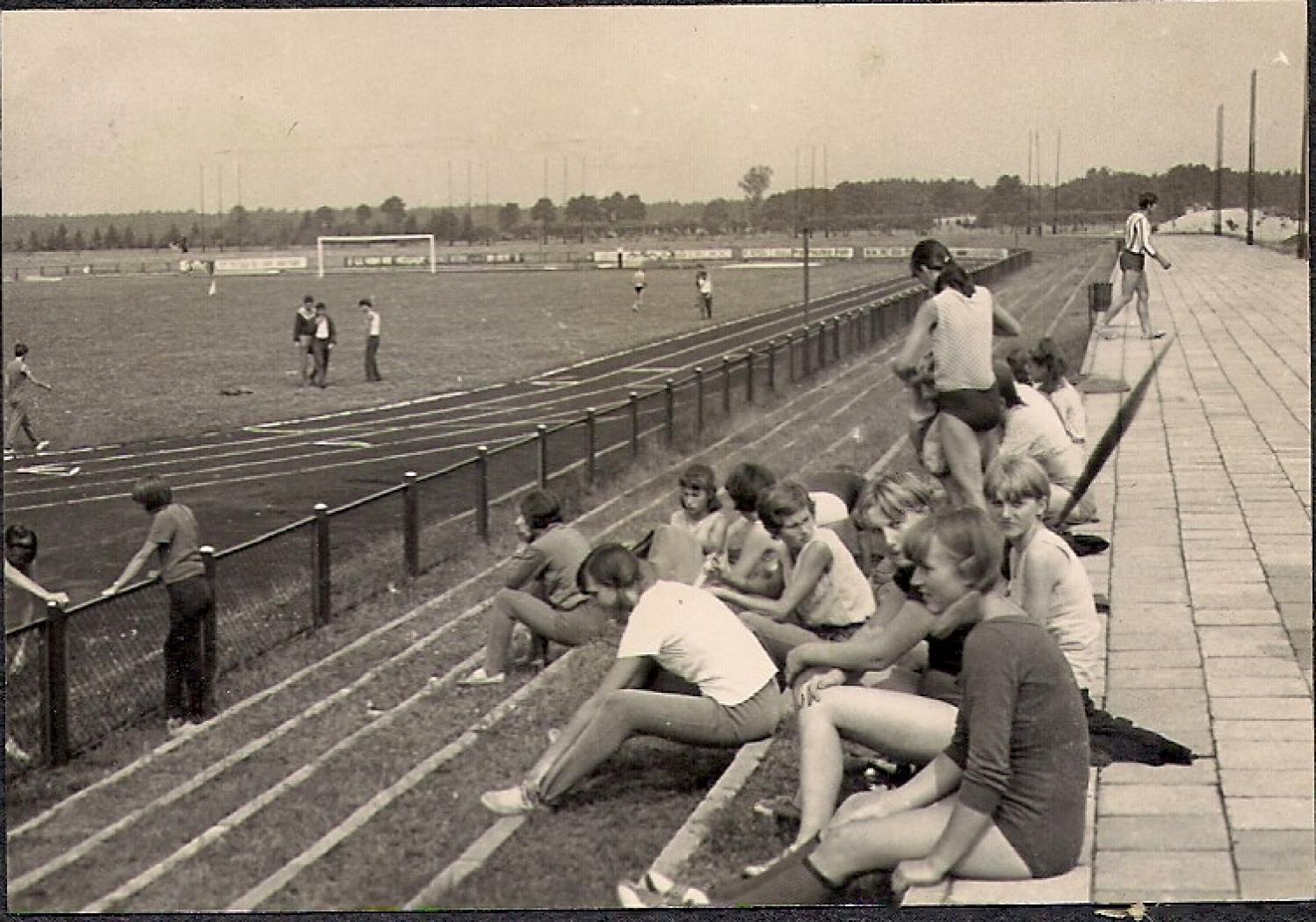 przed zajęciami na stadionie